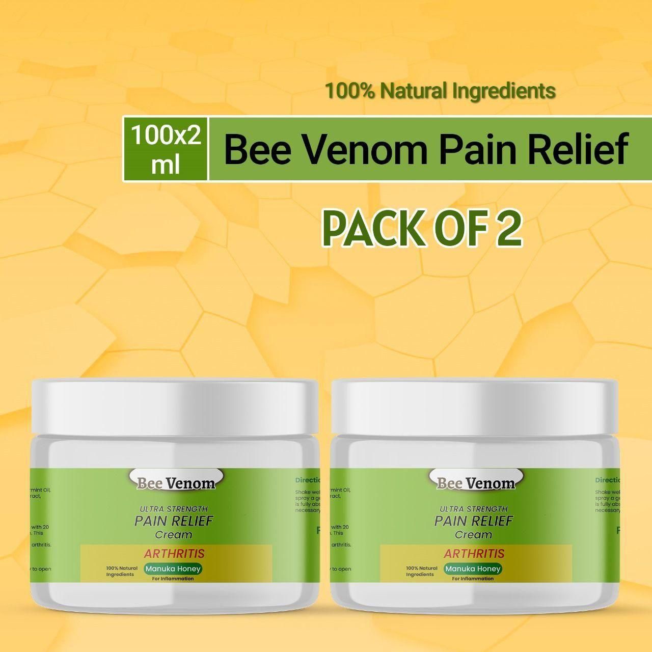 DeepRelief™ Bee Venom Pain Care Cream (Pack of 2) 100gram